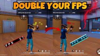 How to enable High FPS in free fire PC Bluestacks | Bluestacks lag fix free fire OB43 Update MAX