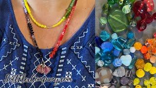 Czech Glass Beads DIY Rainbow Necklace: Free Spirit Beading with Kristen Fagan