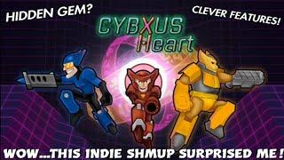 CYBXUS HEART - Wow...This Indie Shmup Surprised Me! - Clever features! Hidden gem?