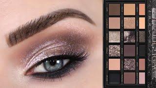 Huda Beauty Pretty Grunge Palette | Neutral Glam Eyeshadow Tutorial