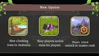 wildcraft again new update New mystic island rank master new climbing trees new near player action