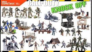 ALL SPECIAL TROOPS/COD MEGA CONSTRUX KNOCK OFF SETS 2018-2019