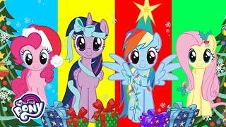 My Little Pony Christmas Songs  Jingle Bells  + More Christmas Songs for Children| MLP Songs