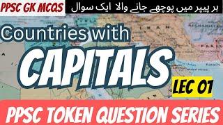 Capital and countries of world / PPSC Token Questions / gk mcqs