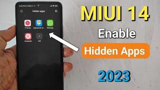 how to enable hidden apps any Xiaomi/redmi | miui 14 hidden apps missing