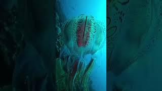 #oceansnation Rare footage of a box jellyFish #papuanewguinea#shorts