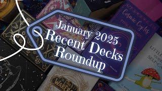 TAROT AND ORACLE DECK HAUL | Recent Deck Roundup | January 2025