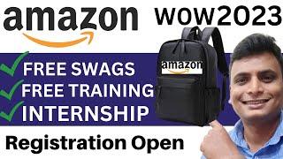 Amazon WoW 2023 | Off Campus Internship and Placement at Amazon | Training DSA | 2024 and 2025