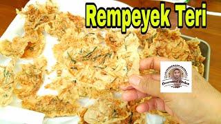 Rempeyek Teri Daun Jeruk, Renyah dan Gurih