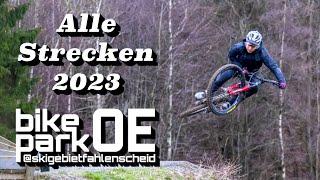 Bikepark Olpe 2023 ALLE STRECKEN | Bikepark Offen! | 4K | Julian Schneider