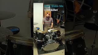 Hitting A Little Close To Home On This One.. #shorts #skillet #drums #drumcover