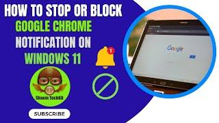 How To Stop or Block Google Chrome Notification on Windows 11