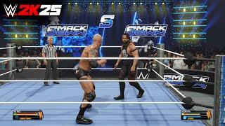 WWE 2K25 The Rock vs Jacob Fatu FULL Match Gameplay (WWE 2K25 Gameplay)