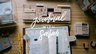 Midori Traveler's Notebook Journal with Me | sarahlimcreates