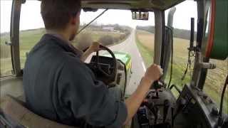 John Deere 6620 sur la route [GoPro]