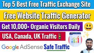 Top 5 Free Website Traffic Generator Site | Best Free Website Traffic Exchange Site - SmartHindi