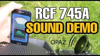 RCF ART 745A Sound demo