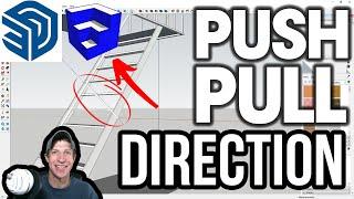 How to Change PUSH PULL DIRECTION in SketchUp! (Easy Tip)