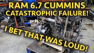 DEMOLISHED 6.7 Ram Cummins Diesel Engine Teardown! Violent End To A Pricey Engine! Worst Diesel Yet?