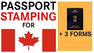 How To SEND PASSPORT For Stamping?  (Canada VISA Stamping Process)