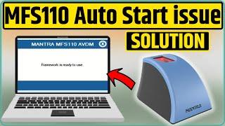 Mantra MFS110 L1 PC Laptop Computer Auto Start Issue | Mantra Auto Start Setting | Computer Problem