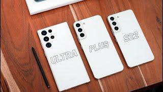 Samsung Galaxy S22 Ultra VS S22 Plus VS S22!