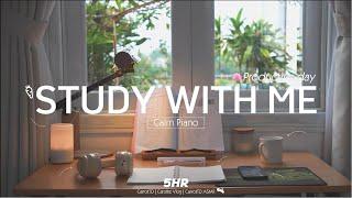 5-HOUR STUDY WITH ME | Cozy morning | Calm Piano, Background noises | Pomodoro 25/5