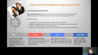 Il percorso dell'integrazione europea - 3 - Gli anni 80 e 90