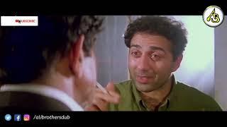 Sunny deol Gali dub | Amrish Puri funny dubbing | Comedy Scene | AB black