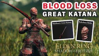 How to get Rakshasa's Great Katana & Armor Set | Blood Loss Weapon ► Elden Ring DLC
