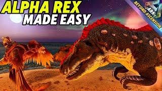 Alpha Rex Fight, Farming Alphas For Trophy’s & Experience, Ark Survival Ascended