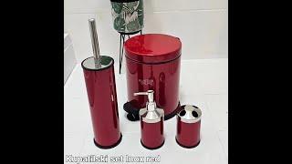 Kupatilski set Inox Red / www.plastikaonline.rs