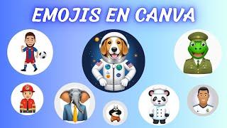 Cómo CREAR EMOJIS PERSONALIZADOS en CANVA