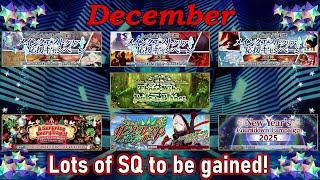 [FGO NA] How many SQ in December? | A Summary of Campaigns & Events for the month