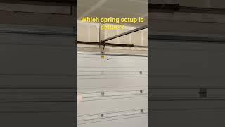 Revealing The Best Spring Setup - 1a garage doors