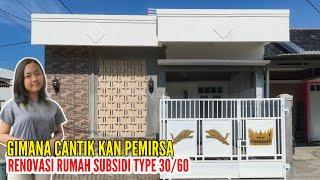 Inilah hasil Renovasi rumah subsidi Type 30/ 60  bikin betah di rumah