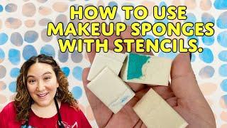 Stencil 101: How to Use Makeup Sponges with Stencils