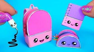 DIY MINI ÚTILES ESCOLARES KAWAII que SÍ FUNCIONAN!