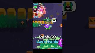 Rank 50 Leon Guide ‼️ #brawlstars #brawlstarsshorts