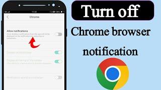 How to turn off chrome browser notification