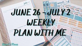 PLANNERKATE PWM | JUNE 26-JULY 2 | ERIN CONDREN COMPACT VERTICAL & PLANNERKATE STICKER KIT