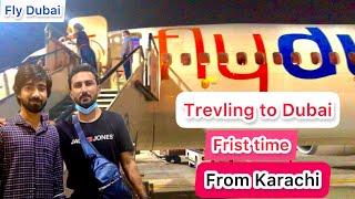 |4K| My Frist Vilog Karachi to dubai [ fly Dubai]