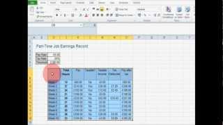 Cool Excel Formulae: Dynamic Table Headers