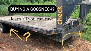 Gooseneck trailer- watch, learn, buying a gooseneck deckover trailer