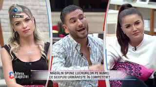 MADALIN SPUNE LUCRURILOR PE NUME! CE SCOPURI URMARESTE IN COMPETITIE?IASMINA SI MIHAI, UN NOU CUPLU?