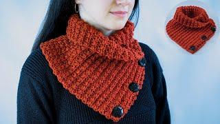 Everyone can crochet such a snood - it’s warm and beautiful!