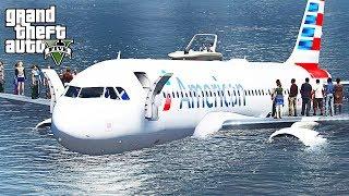 GTA 5 - A320 Emergency Water Landing (HD)