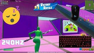 ASMR Fortnite Chill ⭐ (Go Goated Zone Wars)  Keyboard Sounds  HyperX Alloy FPS Pro 4K 240HZ