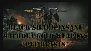 Warface - Black Shark Hard without GOLD weapons | *PVE-BEASTS*