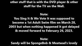 You Sing It & We Vote It will become a 1st Adult Swim film on February 26, 2023